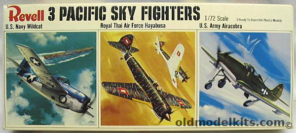 Revell 1/72 3 Pacific Sky Fighters F4F Wildcat / Thai Hayabusa / P-39  Airacobra, H681-130 plastic model kit